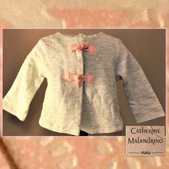 Catherine Malandrino Other - CATHERINE MALANDRINO MINI Grey Swing Jacket   NWT!